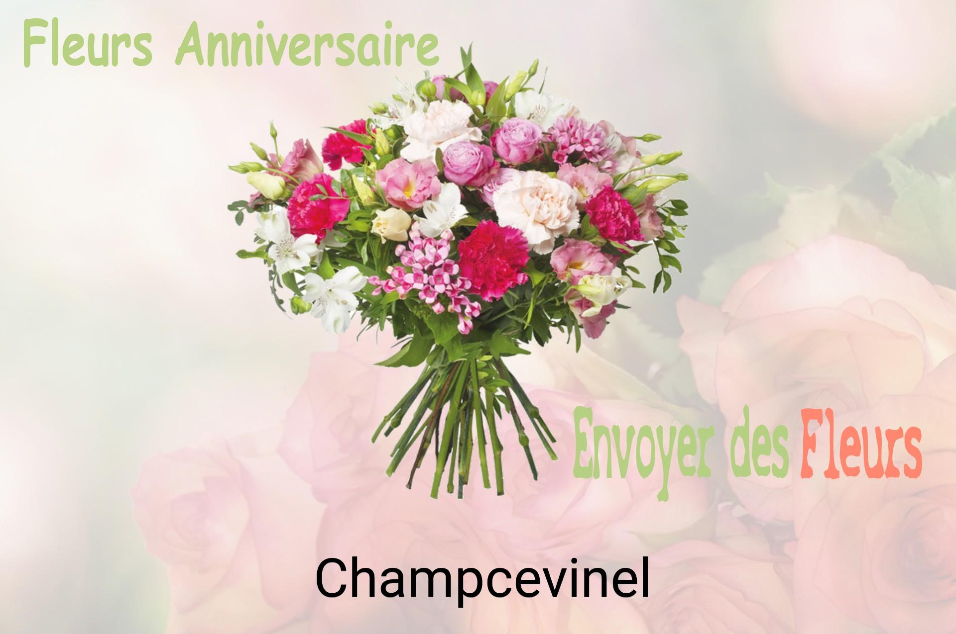 Bouquet de fleurs d’anniversaire livré à Champcevinel
